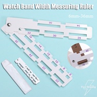 Accurate Watch Strap Lug Measuring Ruler 6mm-36mm Full Size Folding Watch Strap Width Size Measuring