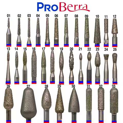 nail drill 34TYPE different shape Diamond bit Cutters Manicure Manicure Cuticle Clean Pedicure