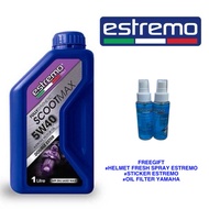 100% Original Estremo Scootmax Fully Synthetic 5W40 Semi Synthetic 10W40 Scooter Synthetic Gear oil 