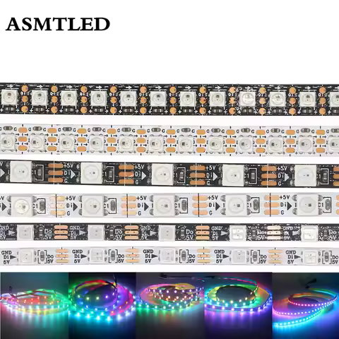 DC 5V Narrow 4mm 5mm 8mm WS2812B Led Strip light WS2812 5050 3535 RGB Individually Addressable Pixel