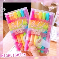 kawaii Aesthetic stationery supplies office supplies drawing pens Color markers Highlighter pens Col