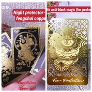 (wikachiu)protection card for ghost month chungkwei card and anti black magic protection amulet card