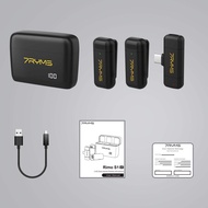 7Ryms Rimo S1 Wireless Microphone  with Charging Case for iPhone iPad Android Laptop Plug and Play C