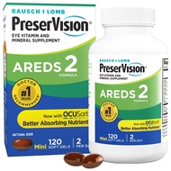 美國博士倫 PreserVision護眼維生素(年齡相關二代配方) 120粒迷你軟膠囊