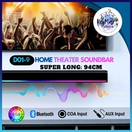 D01-9 RGB 94cm Long Soundbar Home Theater Wall Soundbar TV Bluetooth Soundbar Gamer Speaker portable