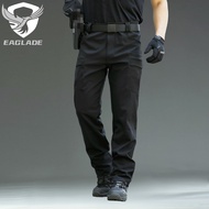 EAGLADE Tactical Cargo Pants Men IX9Stretch In Black Stretchable Waterproof