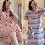 Pajama Dress Night Dress Plus Size Sleepwear Nightgown Comfy Homewear for Women Lounge Dress