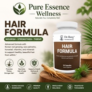 Dr. Berg Hair Skin Nails Vitamins, Advanced All-in-One Supplement, Biotin, Saw Palmetto & DHT Blocke