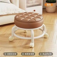 茶几小椅子可移動小矮凳懶人萬向輪滑凳旋轉椅多用途腳踏凳玄關凳