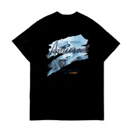 Amused Watercolor Graphic Oversized T-Shirt - While There Is Life There Is Hope Motivational Tee Bla