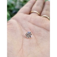 Artificial diamond - Moissanite 6.5mm - 1ct - with GRA inspection