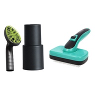 Pet Hair Vacuum Beauty Brush Tool for Dyson Vacuum Cleaner with Self Cleaning Slicker Brush,Shedding and Grooming Tool