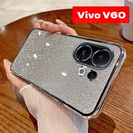 For Vivo V60 Lite V60Lite 5G 2025 Phone Case Electroplating Transparent Bling Glitter Casing VivoV60