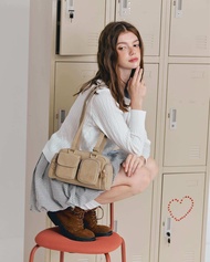 PATH T CHA - (📍พร้อมส่งทุกสี) กระเป๋าสะพาย HEDI COLLECTION (มีช่องใส่ของ 8 ช่องรอบใบ)