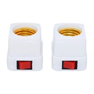 Bubble Pipe Holder E27 Screw Plug Socket with Switch Wall Plug Type Reading Night Seat 14CY