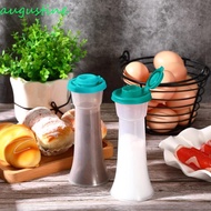 AUGUSTINE 2PCS Sprinkling Bottle, Portable Clear Seasoning Bottle, Creative Moisture Proof Plastic B