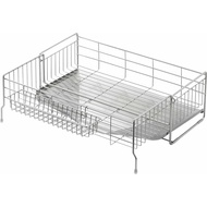 【Direct from Japan】Yoshikawa 1305933 Dish Rack, Side of Sink, Made in Japan, Expandable Drainer, Dee