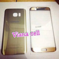 Lcd + BACKDOOR WINDSHIELD SAMSUNG S7 EDGE G935 G935F ORIGINAL NEW