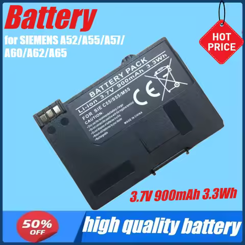 3.7V 900mAh 3.3Wh Battery for SIEMENS A52/A55/A57/A60/A62/A65/A70/C55/C56/C60/MC60 GIGASET SL1/SL56/