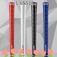 LANSEL1 Golf Grip, Rubber Iron Bars Golf Club Grip,  Non-slip Red/Blue/Black/White Wooden Poles Golf