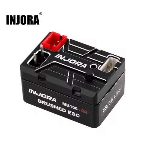 INJORA MB100 G2 Waterproof Brushed ESC 40A for 1/24 1/18 RC Crawler SCX24 AX24 TRX4M