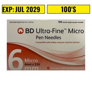BD Ultra Fine PRO Pen Needle 32G x 6mm 100s | Gentle and Painless