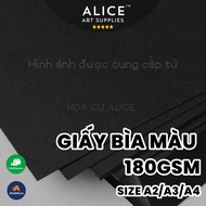 XO 20 sheets of Black Paper A4 A3 A2 TAKEYO Black Paper 30-sheet spring notebook, 180gsm thick art P