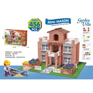 Mini Plastic Cement Brick House Building Toy Made of Powder Can Be Played Many Times, Brick House Bu