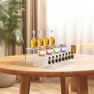 3 Tiers Bar Shelves for Liquor Bottle Clear Display Rack Stand for Figure Pop Cupcake SHOPSBC2913