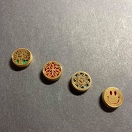 清貨~香薰精華口罩扣金色(15mm)