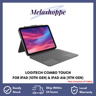 Logitech Combo Touch Keyboard Case for iPad (10th Gen) / iPad A16 (11th Gen) - Backlit Keyboard with