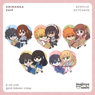 [ imajinyasachi ] Anime Manga Shoujo Ship Keychain