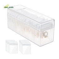 Acrylic Jewelry Box Organizer, with 20 Portable Anti Tarnish Jewelry Bags, Travel Jewelry Organizer,