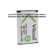 Sony DSC-WX500, DSCWX500, Sony WX500 Proocam Viloso NP-BX1 Compatible Battery