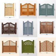 Door Solid Wood Fence Door Outdoor Garden Courtyard Fence Courtyard Door Anticorrosion Wooden Courty