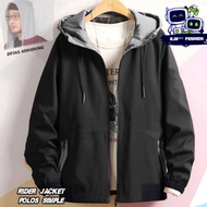 Plain RIDER BOMBER/Plain HOODIE BOMBER/Men's BOMBER/Reversible BOMBER/Waterproof