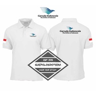 POLOSHIRT WITH GARUDA INDONESIA COLLAR The Airline of INDONESIA - GARUDA INDONESIA Collared Shirt - 