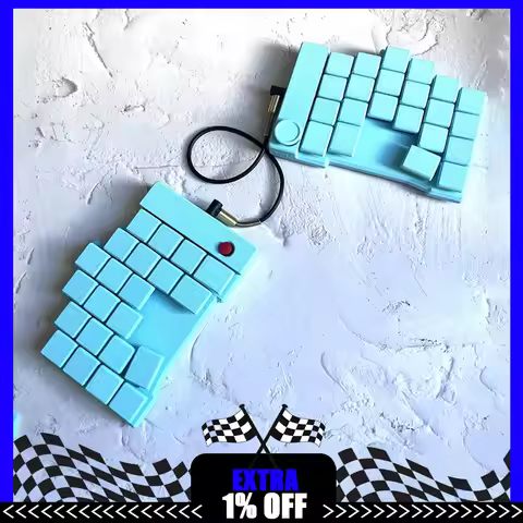 DL42 Low Profile Switch Split Keyboard 40% Mechanical Keyboard Kit Diy Mini Red Dot Keyboard Thinkpa
