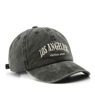 Unisex Baseball Cap Men's and Women's Cap Embroidery LA Vintage Made Wash Model Baseball Cap Men Bas