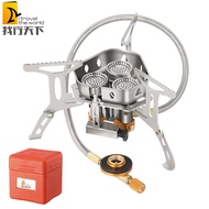 Outdoor Stove High Heat Portable Picnic Stove Camping Cookware Windproof Burner Camping Butane Stove