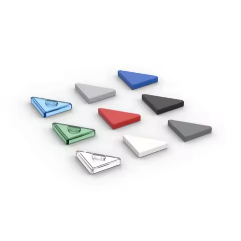 10 PCS 35787 Parts Tile 45° Cut 2x2 (Triangle) Building Blocks 100% Compatible Bricks Toys