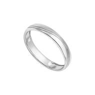 Nhẫn cưới nam Vàng trắng 41,6% (10K) PNJ 0000W000040