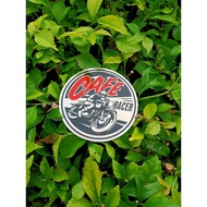 Flat Stainless Cafe Racer Emblem