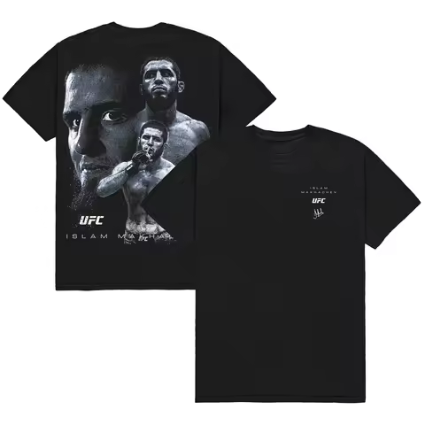 2026 Summer UFC Islam Makhachev Graphic Cotton Printed Woman’s T-shirt- Skin-Friendly Sweat-Absorben