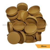 50pcs YELLOW Replacement Caps for Mason Jars/ Takip ng Kaong Bottle /Takip ng Gitara Jar