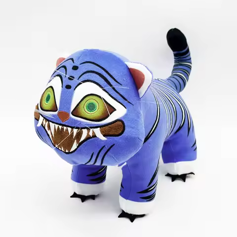 Kpop Demon Hunters Derpy Tiger Plush Toys Anime Plushies Stuffed Toys Kids Boys Girls Birthday Chris