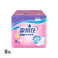 Kotex 靠得住 柔棉超薄護翼衛生棉 棉柔系列 夜用 28cm  16片  8包