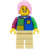 Original Lego City - Female Train Passenger 60337 Minifigure new