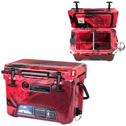 Custom 20QT Modern Thermal Portable Insulated Cooler Food Preservation Rotomolded Refrigerated Box O