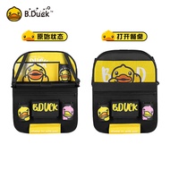 BDuck Yellow Duck Car Seat Back Storage Bag Foldable Table Board Multi-Function Vehicle Storage Bag 